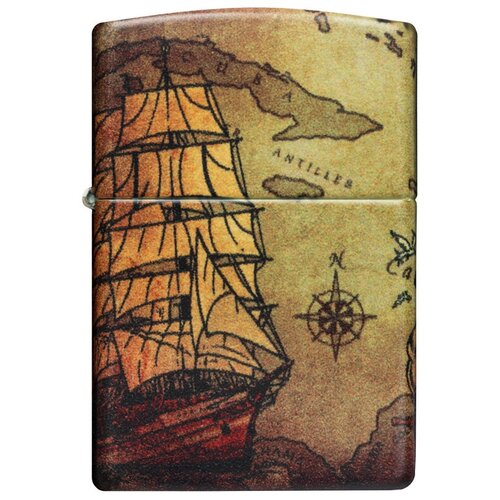 Zippo зажигалка Pirate Ship бежевый 55 г