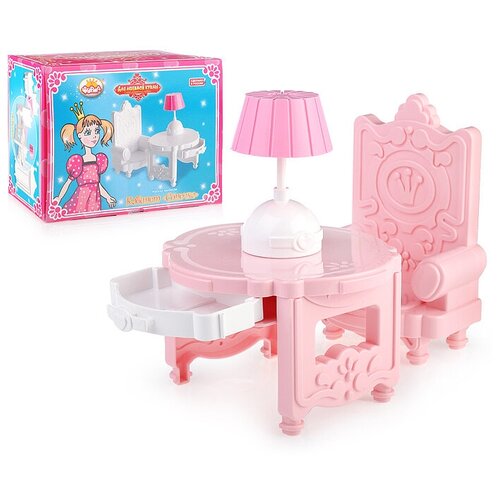 Набор Мебели Кабинет Сонечка форма кабинет сонечка для любимой куклы с 129 ф розовый
