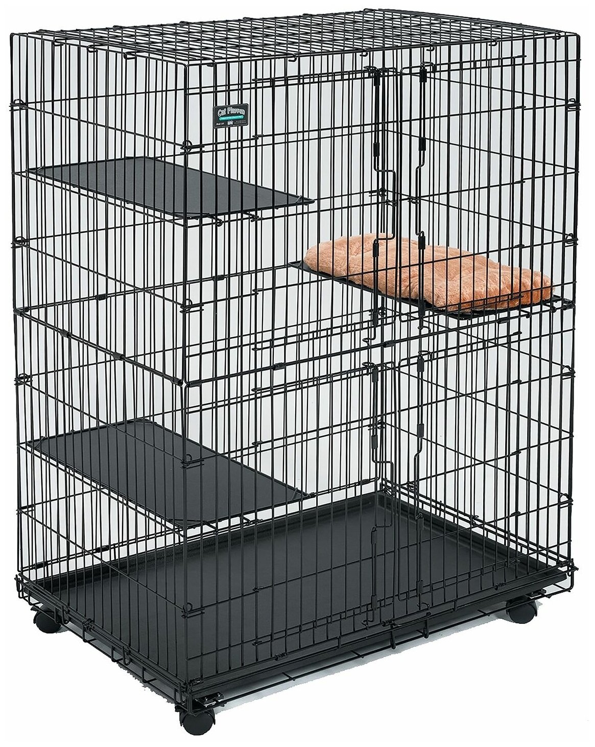 Клетка MidWest Cat Playpens для кошек 91х60х128h см - фотография № 3