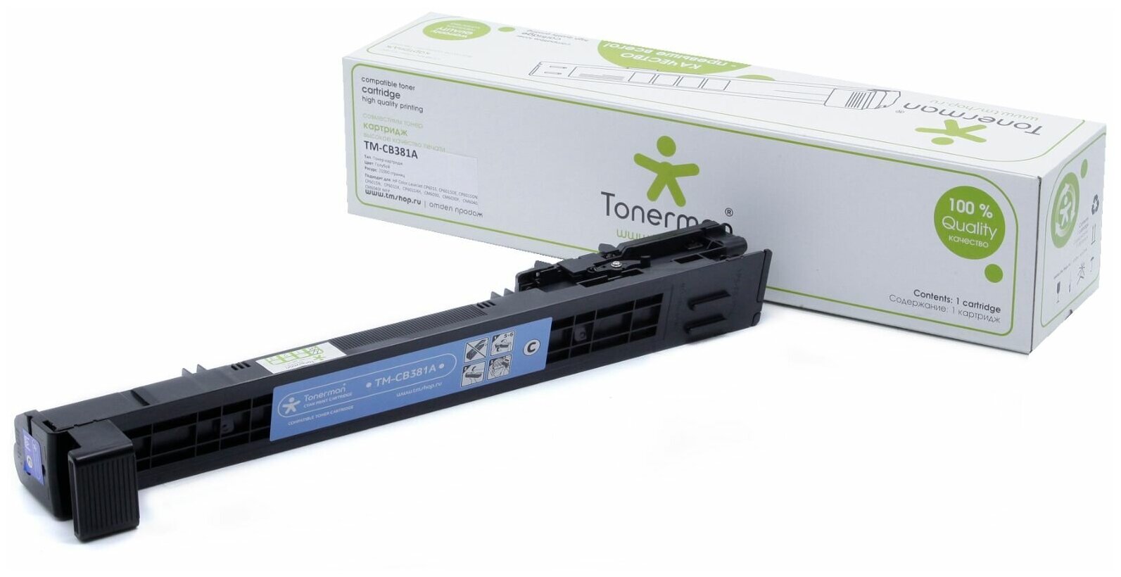 Картридж Tonerman CB381A 824A для HP Color LaserJet CLJ CP6015, CP6015DE, CP6015DN, CP6015N, CP6015X, CP6015XH, CM6030, CM6030F, CM6040, CM6040F MFP