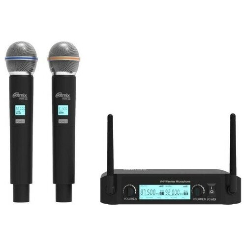 Радиосистема Ritmix RWM-222 black 428800₽