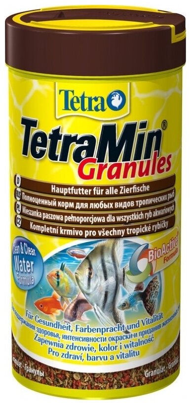 Корм для аквариумных рыб Tetra TetraMin Granules 500 мл (гранулы) - фотография № 9