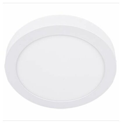 Светильник накладной ECOLA DRSV18ELC LED DOWNLIGHT 18 Вт 220V 4200К белый