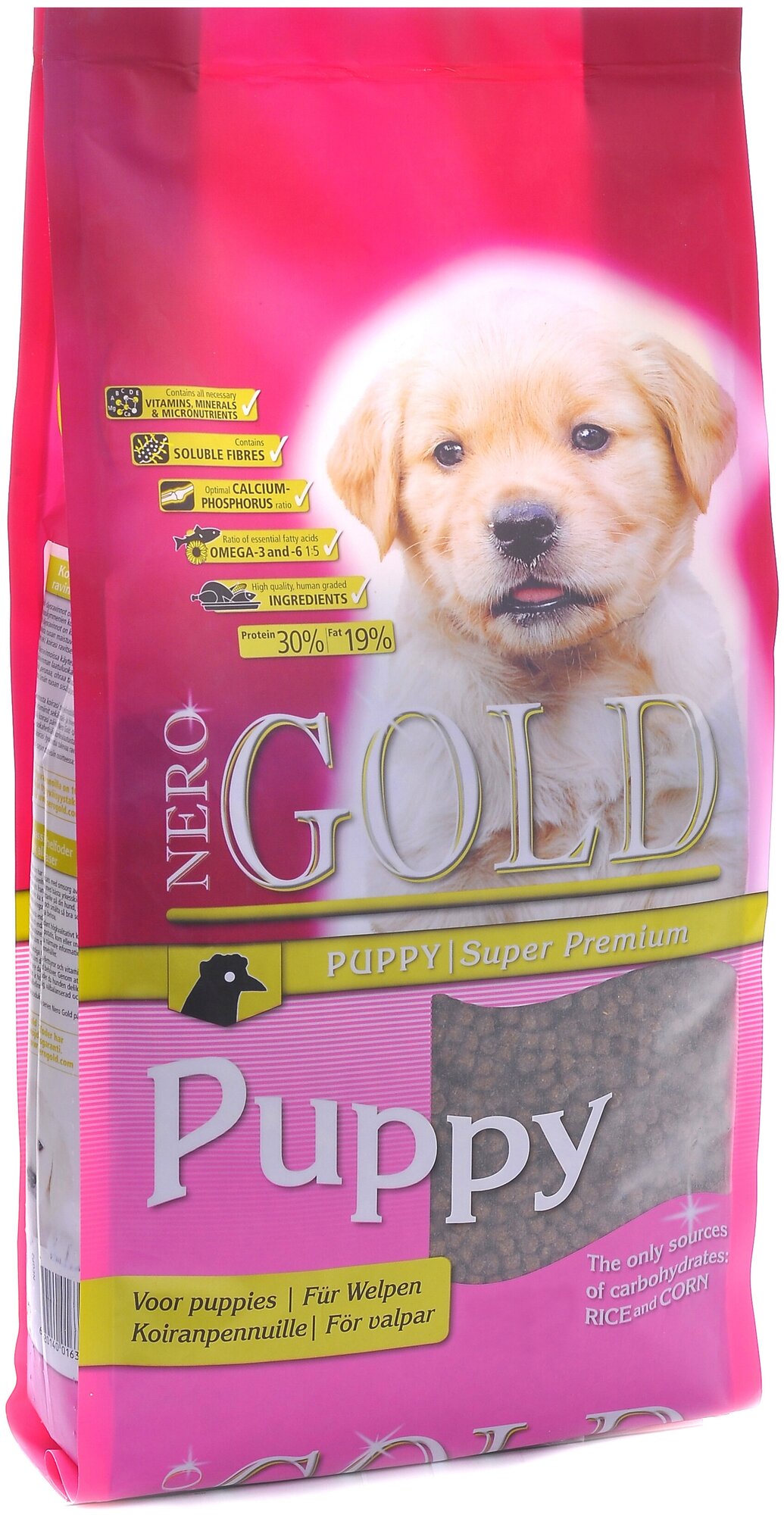 Nero Gold Для Щенков: Курица и рис (Puppy 30/19), 18кг