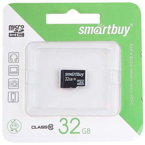 Карта памяти Smartbuy microSDHC Class 10 (10/10MB/s) 32GB карта памяти smartbuy microsdhc 32gb class 10