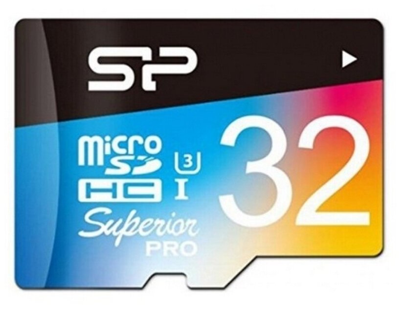 Карта памяти Silicon Power Superior Pro MicroSDHC 32Gb Class 10 (SP032GBSTHDU3V20SP) + адаптером SD - фото №2