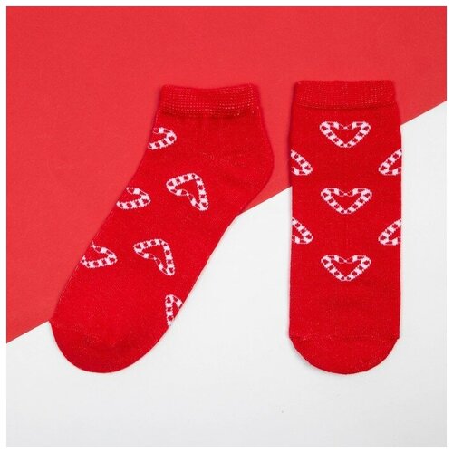 Носки Kaftan, размер 23/25, красный женские носки kaftan средние фантазийные размер 23 25 черный красный