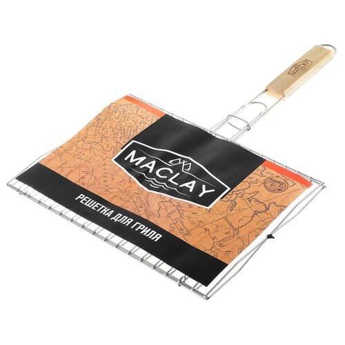 Решетка Maclay 4873518 для рыбы, 33,8×25 см решётка гриль для барбекю