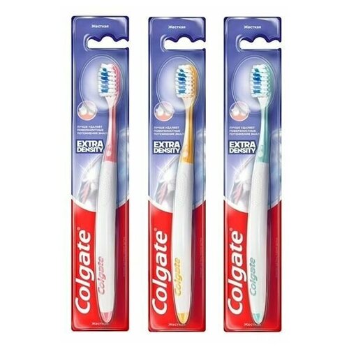 Зубная щетка COLGATE Extra Density жесткая