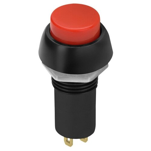 Выключатель DUWI кнопка 250В 3А выключатель кнопочный красная вкл выкл 2 контакта 250в 3а без фиксации pbs 11b duwi 26856 7