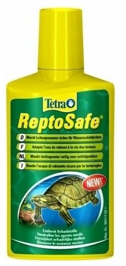 Tetra ReptoSafe кондиционер для подготовки воды в акватеррариумах, 100 мл - фотография № 7