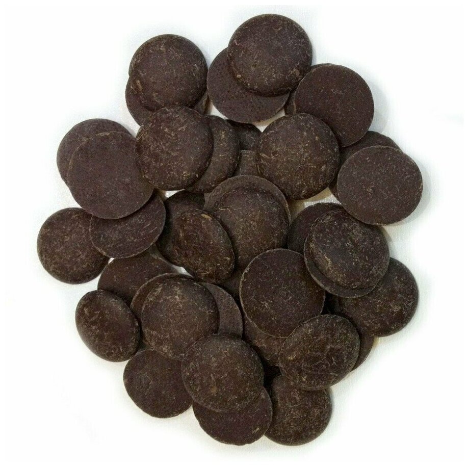 Шоколад горький 70,5% какао в галетах Noir Suprime Belcolade, 500 гр.