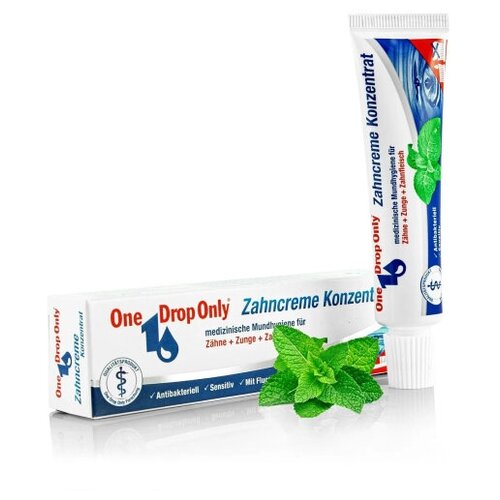 Купить One Drop Only Zahncreme Концентрированная зубная паста с маслом чайного дерева, монофторфосфатом натрия и кальцием, 25мл, Зубная паста