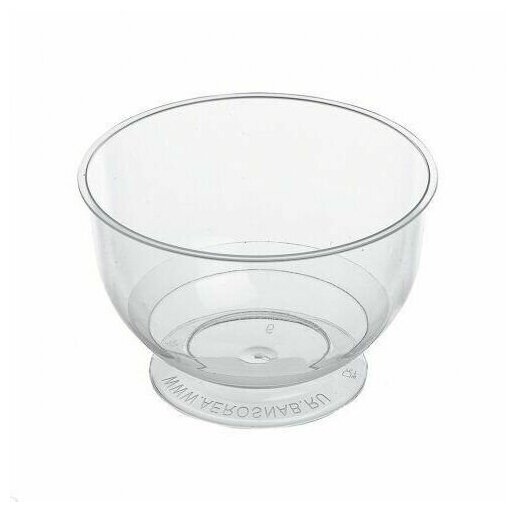 фото Креманка пластиковая одноразовая прозрачная, 16 шт, форма фуршета "Кристалл", 200 мл.