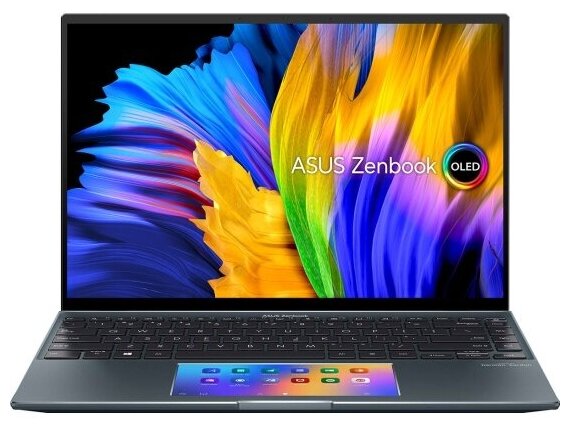 14" Ноутбук ASUS Zenbook 14X OLED UX5400EA-KN274W 2880x1800, Intel Core i5 1135G7 2.4 ГГц, RAM 8 ГБ, SSD 512 ГБ, Intel Iris Xe Graphics, Windows 11, 90NB0TA3-M002U0, Pine Grey