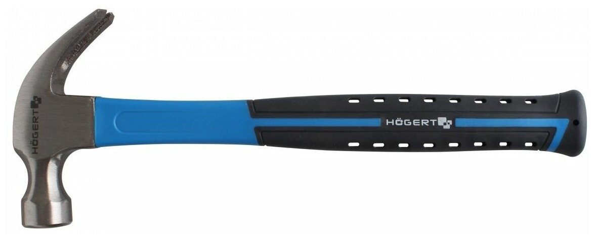 HOEGERT Молоток столяра 450 г, с рукояткой из стекловолокна HT3B034