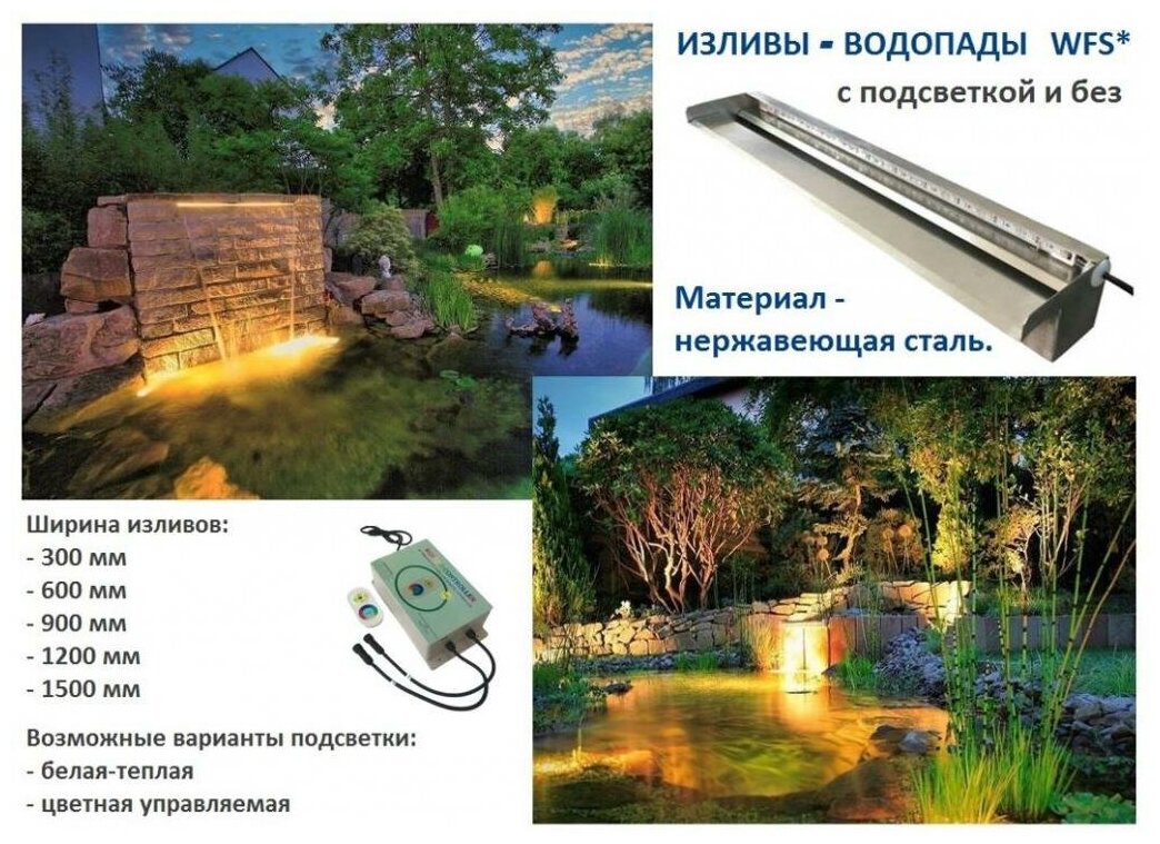 Излив для водопада HQ WFS900W