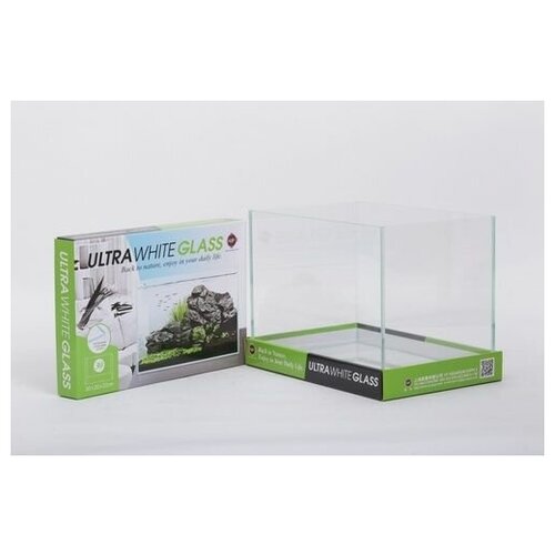 UpAqua Crystal Glass Tank S 30 Аквариум Ultra White 30х18х24 см (13 литров) 5 шт yuhetec bubble glass для vaporesso gen s luxe ii 220 вт kit с nrg s tank 8 мл электронные аксессуары