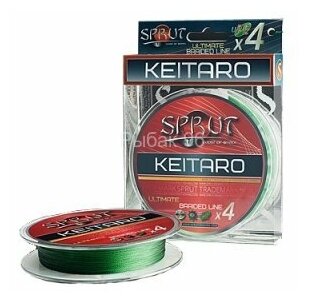 Леска плетеная Sprut Keitaro Ultimate X 4 Dark Green 0.25 140м