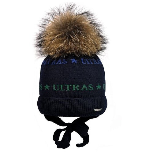 фото Шапка ultras, цвет темно-синий/зеленый, размер 52-54 mialt