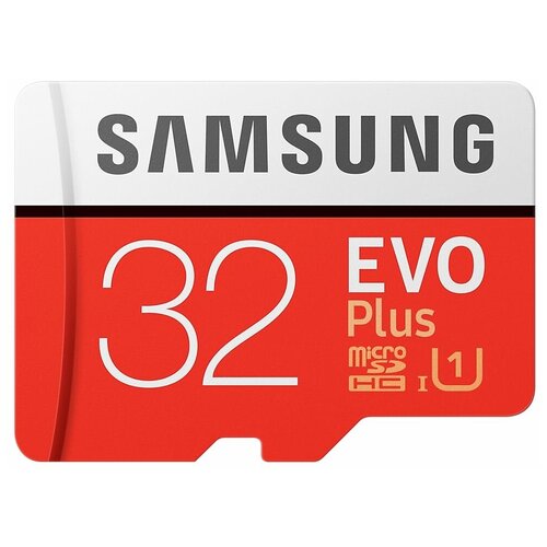 SAMSUNG EVO Plus Micro 32Gb U1+адап (20/95 mb/s)