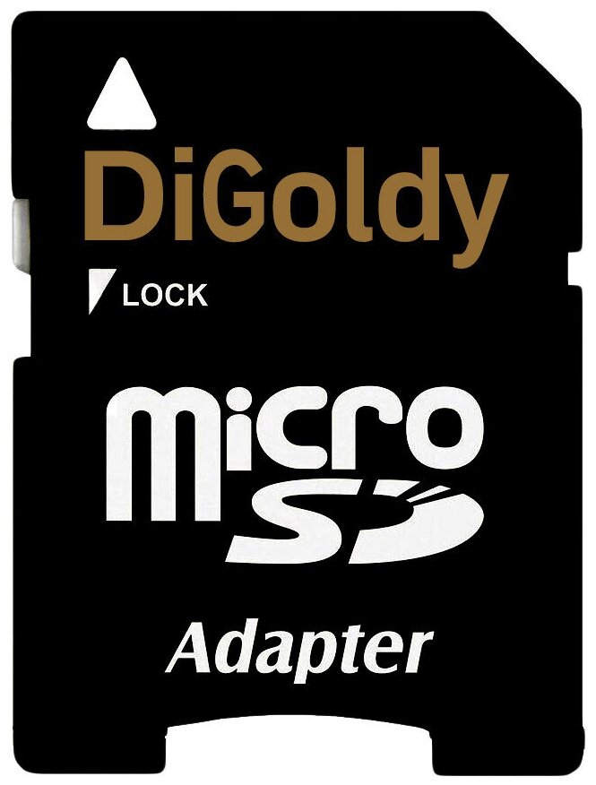 Карта памяти 32GB DiGoldy microSDHC Class 10 + SD адаптер - фото №4