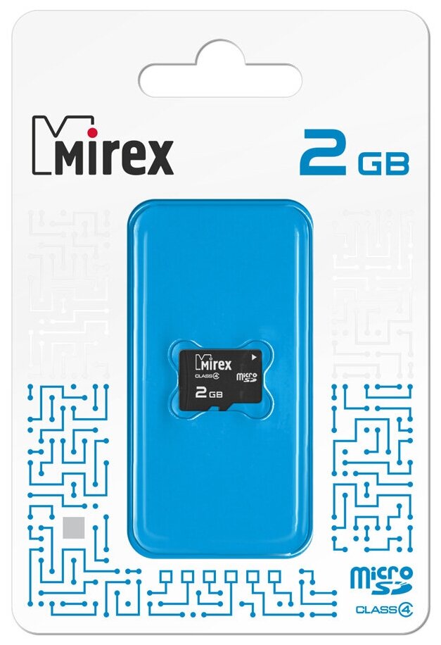 Карта памяти 2Gb microSD Mirex Class 4 - фото №7