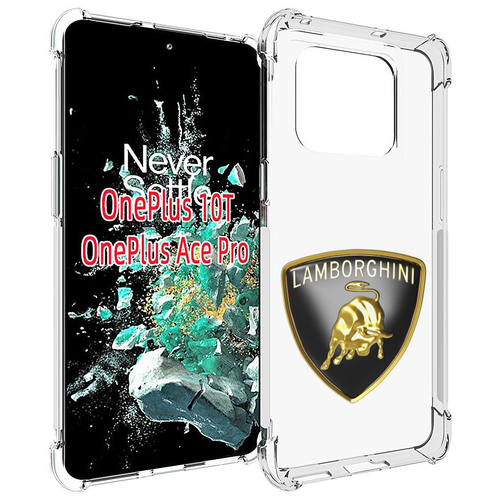 Чехол MyPads ламборгини-lambo-6 мужской для OnePlus 10T задняя-панель-накладка-бампер