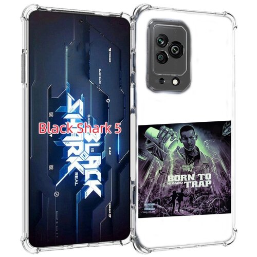 Чехол MyPads Born to Trap Kizaru для Xiaomi Black Shark 5 задняя-панель-накладка-бампер чехол mypads born to trap kizaru для xiaomi 13 задняя панель накладка бампер