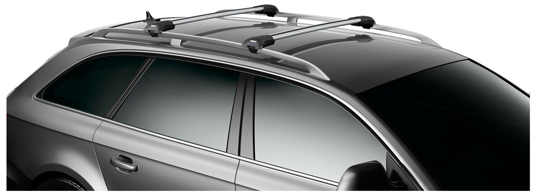 дуги THULE WingBar Edge 9584 на рейлинги для Volkswagen Passat B6 универсал (2005-2010)