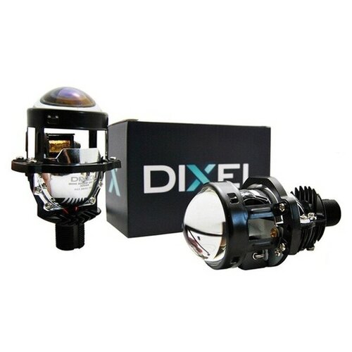 Светодиодные Bi-Led линзы Dixel mini Bi-LED H20 (2.0 дюйма) 5000K (2 шт. в комплекте)