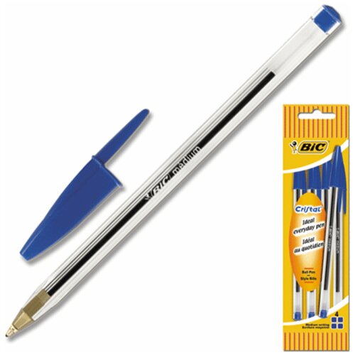 Bic Набор ручек шариковых Cristal Original синие