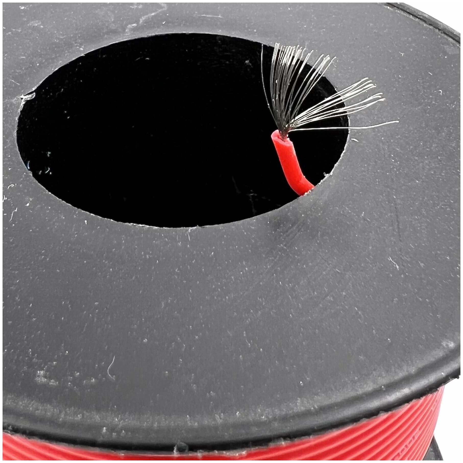 Медный провод 20AWG 5м 0,5 кв.мм (100*0,08мм) (красный, UL3135) в мягкой силиконовой изоляции - фотография № 4