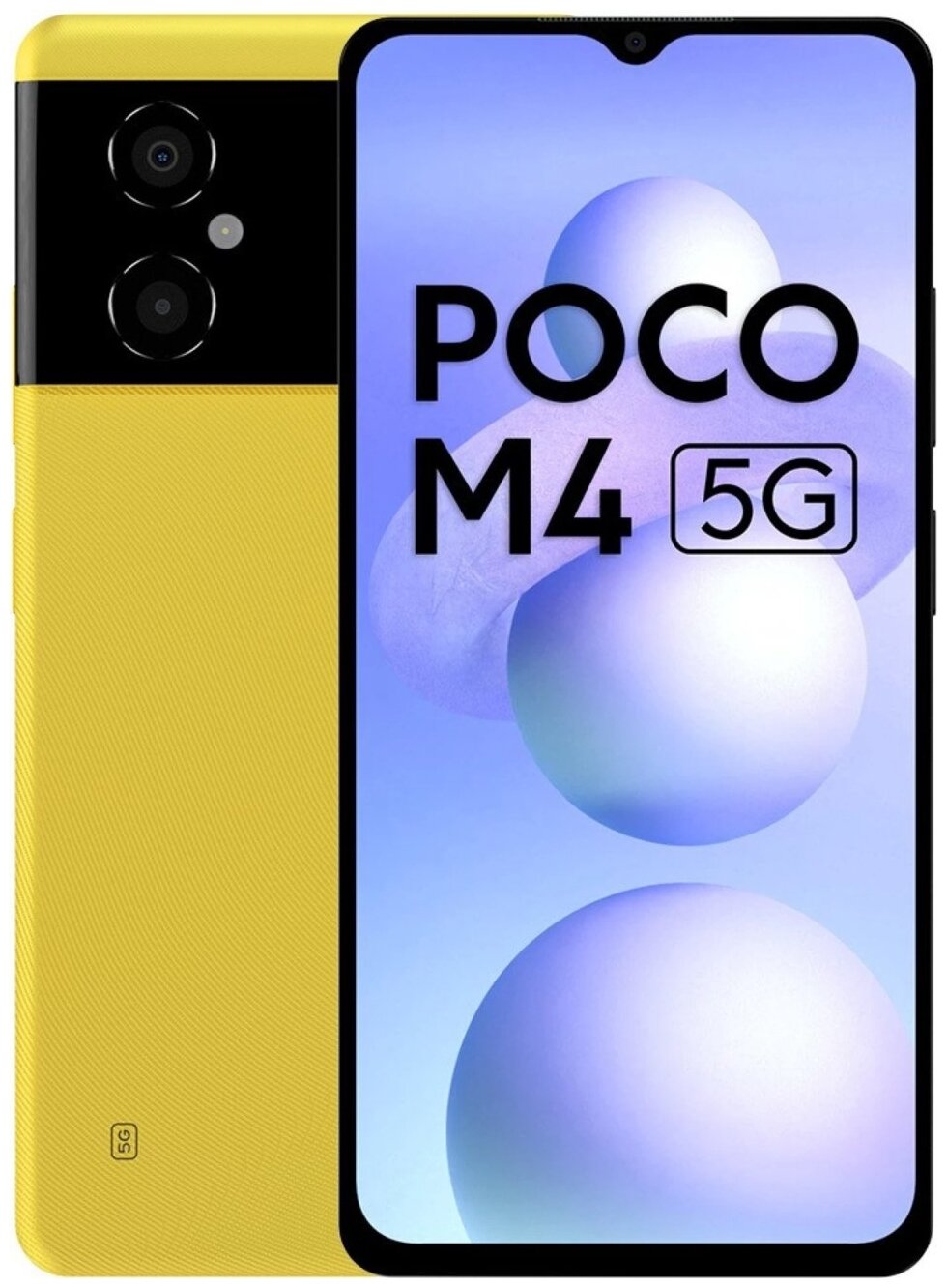 Смартфон Xiaomi POCO M4 5G 6/128 ГБ RU, желтый POCO