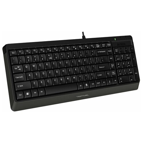 Комплект (клавиатура+мышь) A4TECH Fstyler F1512, USB, проводной, черный [f1512 black]