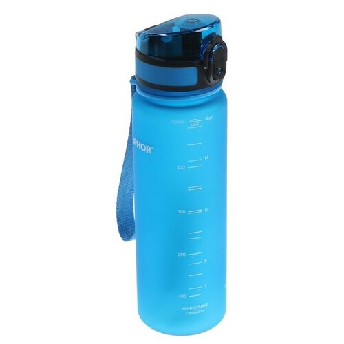 Фильтр-бутылка очистка от хлора, примесей, сменная насадка, синий
