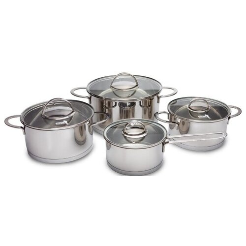 Набор посуды Augustin Welz AW-2200 из нержавеющей стали 8 предметов 18л 23л 31л 57л 8290₽
