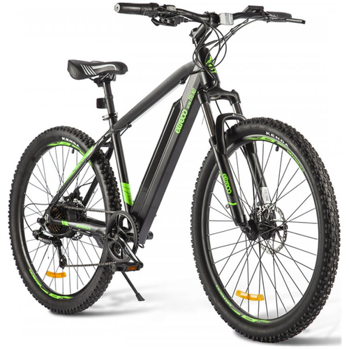 Электровелосипед Eltreco Ultra Trend (Черно-зеленый-2498)