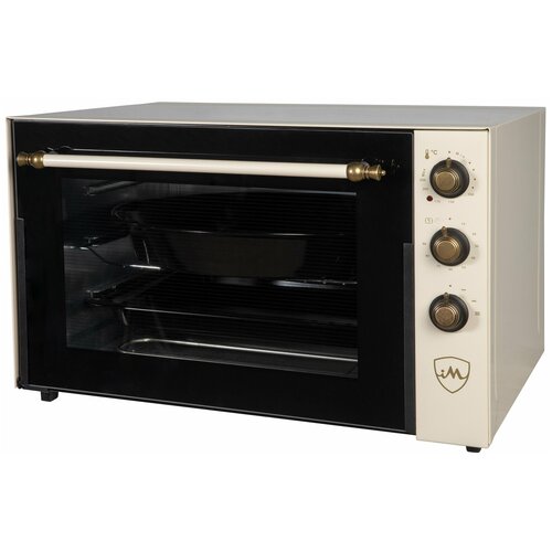 Духовка электрическая электропечь Большой объем 70 литров 3 режима 2500 Вт с таймером с автоотключением с подсветкой с термостатом 20-250 С iM-EO-7011-IVORY-RUSTICO 1149900₽