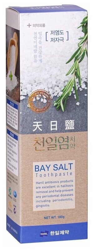 Hanil Зубная паста c морской солью 'Bay salt' 180 мл (Hanil, ) - фото №4