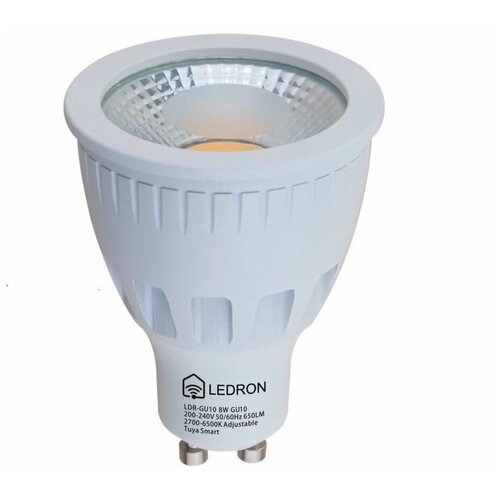 Умная светодиодная лампа LEDRON, GU10, LDR-GU10 dimmable 2700-6000К