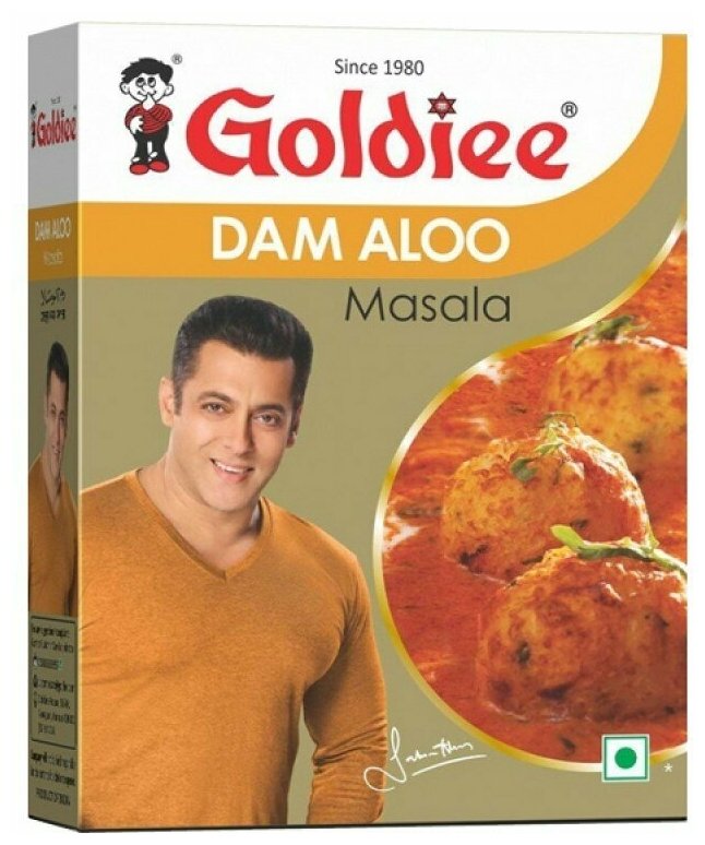 Специи для картофеля Дам Алу Голди (Dam Aloo Masala Goldiee), 50 грамм