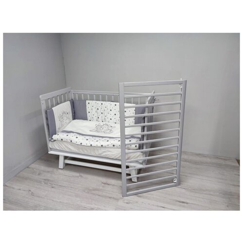 Кроватка детская Incanto Anniken цвет серый/белый