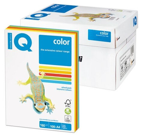 Бумага IQ Color А4 160 г/м²