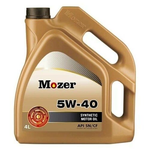 Mozer Масло Моторное Mozer 5w-40 Sn/Cf Синтетическое 4 Л