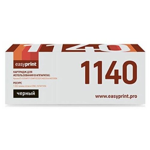 Тонер-картридж EasyPrint TK-1140 для Kyocera FS-1035MFP/1135MFP 7200стр Черный картридж kyocera tk1140 fs 1035mfp 1135mfp 7 2k compatible