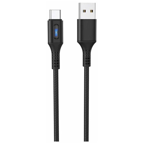 Кабель USB HOCO U79 Admirable, USB - Type-C, 3A, 1.2 м, черный