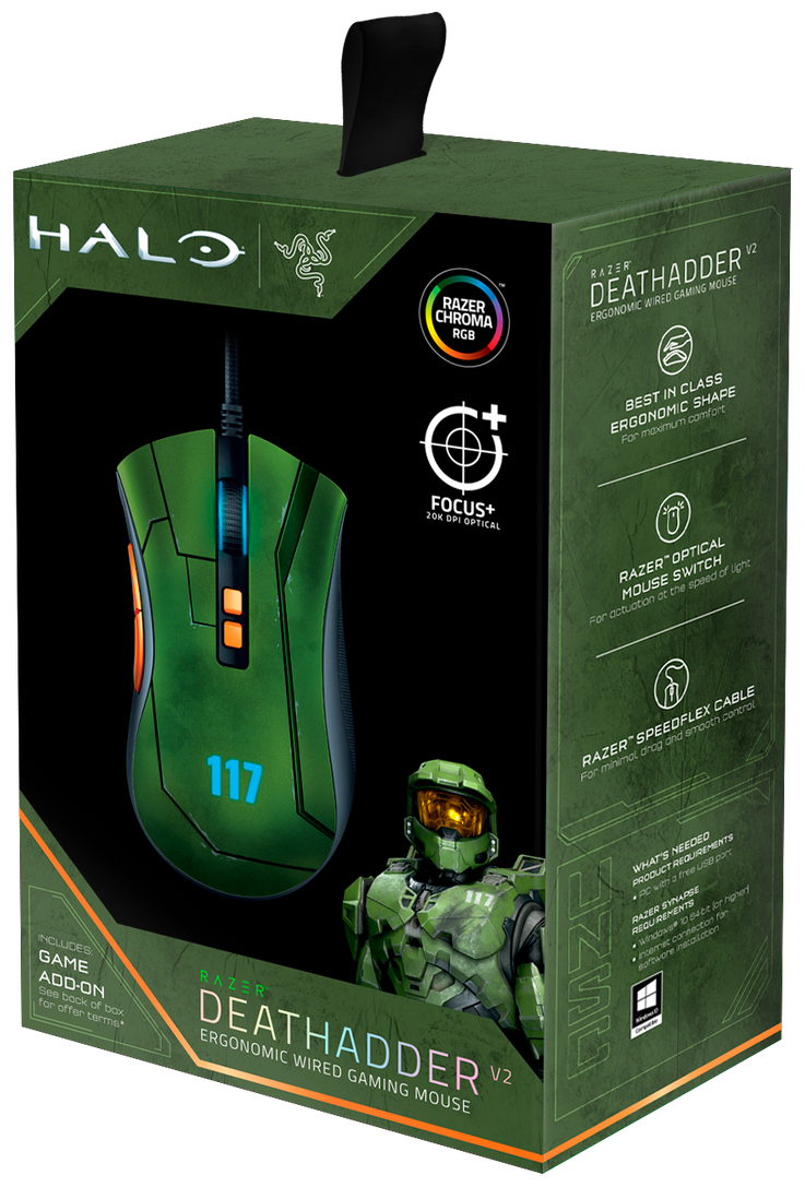 Мышь Razer DeathAdder V2 HALO - фото №8