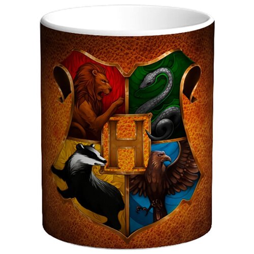Кружка Гарри Поттер Хогвартс герб