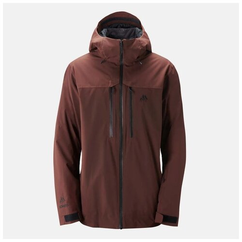 Куртка Jones Mountain Surf Parka, силуэт прямой, вентиляция, герметичные швы, регулируемые манжеты, снегозащитная юбка, регулировка ширины, внутренние карманы, пояс/ремень, карманы, несъемный капюшон, водонепроницаемая, ветрозащитная, размер L, бордовый, 